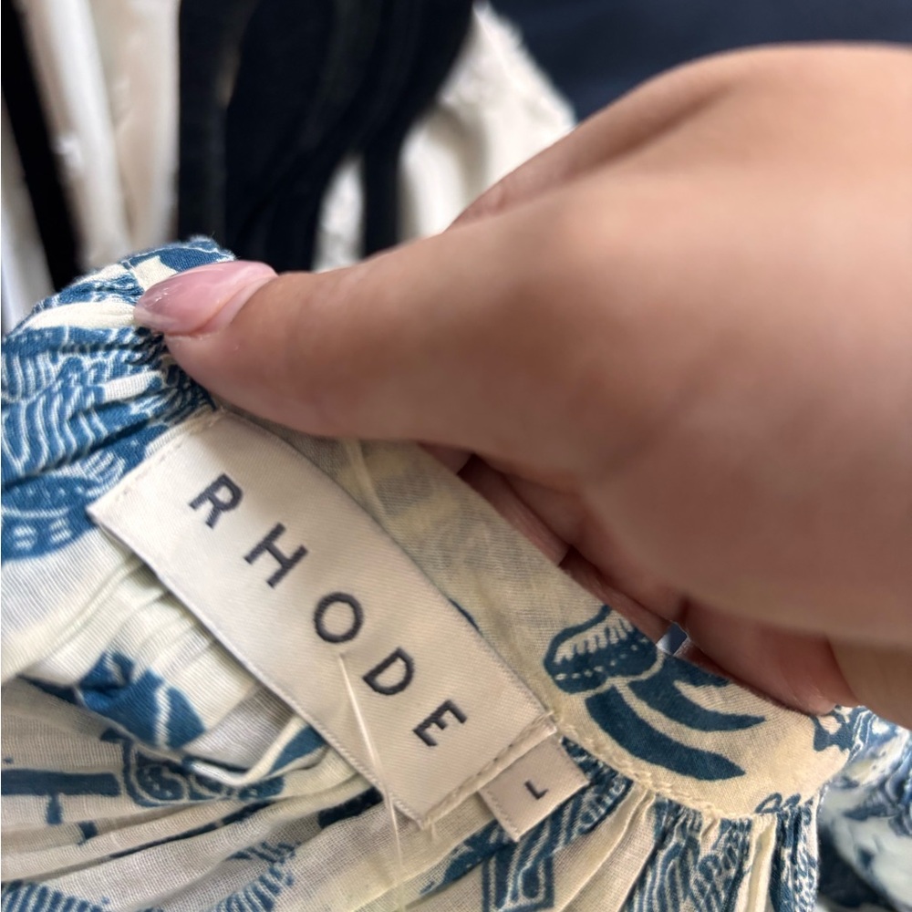 RHODE Ruby Border Print Mini Dress - image 4